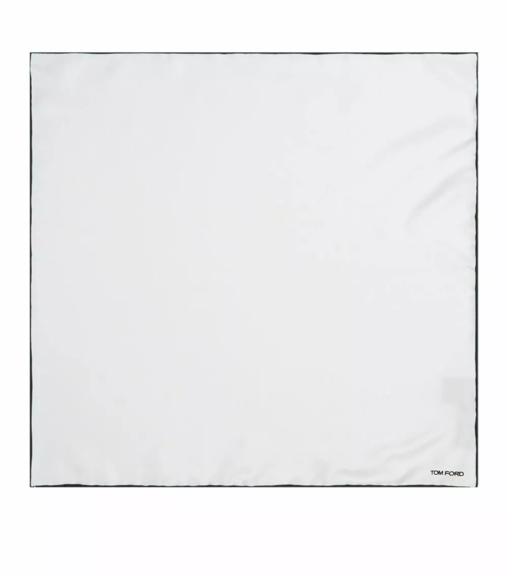 TOM FORD Silk Pocket Square 105NAT Pocket Squares 2 TOM FORD Silk Pocket Square 105NAT Pocket Squares - Image 2