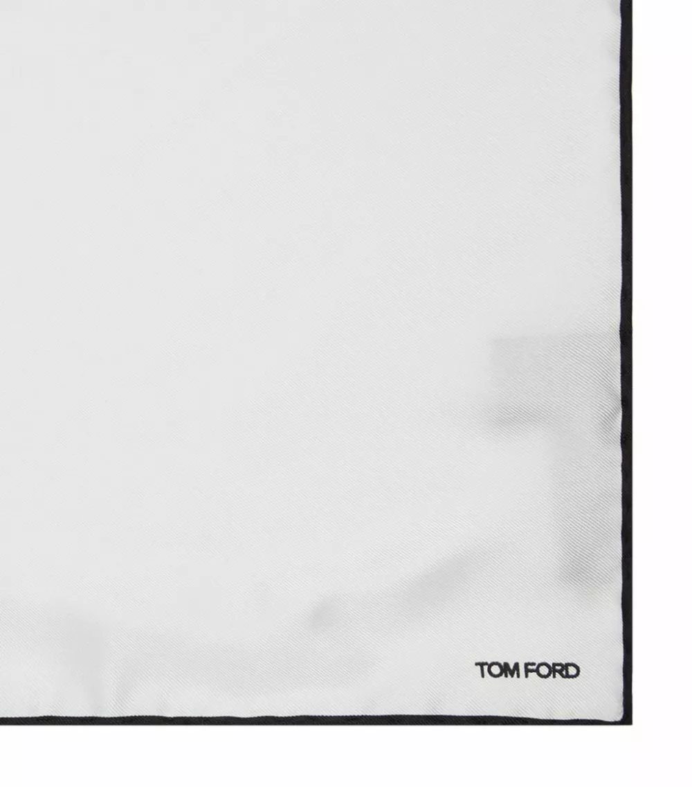 TOM FORD Silk Pocket Square 105NAT Pocket Squares 4 TOM FORD Silk Pocket Square 105NAT Pocket Squares - Image 4