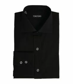 TOM FORD Slim-Fit Shirt 001 BLK Formal Shirts