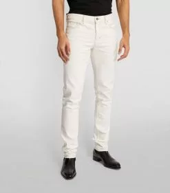 TOM FORD Slim Jeans 100 WHT SLD Straight Jeans -TOM FORD Shop tom ford slim jeans 16905270 33535019 1000