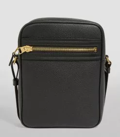 TOM FORD Small Leather Messenger Bag BLK BLK Messenger Bags -TOM FORD Shop tom ford small leather messenger bag 15086190 25842254 1000