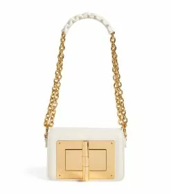 TOM FORD Small Leather Natalia Shoulder Bag U1003 Top Handle Bags