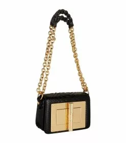 TOM FORD Small Python Natalia Shoulder Bag BLK Top Handle Bags -TOM FORD Shop tom ford small python natalia shoulder bag 16455451 31892960 1000