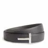 TOM FORD TF BELT TBAR LTHR RVRSBL C5901NAVYBLK Belts