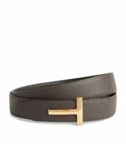 TOM FORD TF BELT TBAR LTHR RVRSBL C7906BROWNBLK Belts