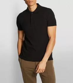 TOM FORD TF POLO GARMENT DYED SSLV K09 BLK SLD Polo Shirts -TOM FORD Shop tom ford tf polo garment dyed sslv 16240996 31945235 1000
