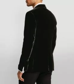 TOM FORD Velour Cocktail Jacket 001 BLK SLD Jackets -TOM FORD Shop tom ford velour cocktail jacket 16906226 33533813 1000