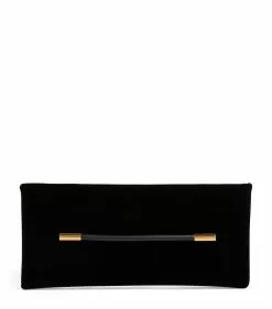 TOM FORD Velvet Ava Clutch Bag BLK Clutch Bags