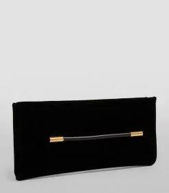 TOM FORD Velvet Ava Clutch Bag BLK Clutch Bags -TOM FORD Shop tom ford velvet ava clutch bag 16455458 31683607 1000