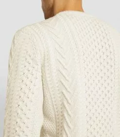 TOM FORD Wool-Blend Cable-Knit Sweater 105 NAT SLD Jumpers -TOM FORD Shop tom ford wool blend cable knit sweater 17530974 36981533 1000