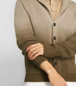 TOM FORD Wool-Blend Dip-Dye Cardigan 262 MD BGE SLD Cardigans -TOM FORD Shop tom ford wool blend dip dye cardigan 17531591 37540138 1000