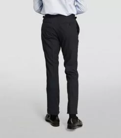 TOM FORD Wool-Silk Blazer 416 NAVY CHECK Jackets -TOM FORD Shop tom ford wool silk blazer 17200993 34800684 1000