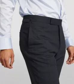 TOM FORD Wool-Silk Blazer 416 NAVY CHECK Jackets -TOM FORD Shop tom ford wool silk blazer 17200993 34802469 1000